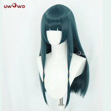 Load image into Gallery viewer, IN STOCK UWOWO Maomao Wig Anime The Apothecaryy Diaries Maomao Dance Dress Cosplay Wig Long Dark Green Wig 80CM
