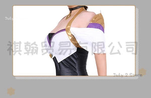 Game LOL Spirit Blossom Ahri Cosplay KDA Tight Costume Sexy Girls Anime Dress Jumpsuits Party Halloween Suits Wig Ears Fullset