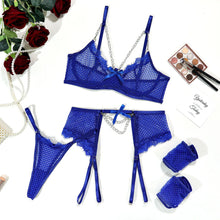 Load image into Gallery viewer, Lingerie Sensual Lace Underwear Transparent Sexy Lingerie Set Sexy Bra Set And Panties Beautiful Erotic Underwear Set
