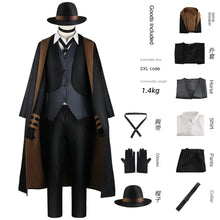 Load image into Gallery viewer, Nakahara Chuuya Cosplay Costume Include Hat Uniform Trench Coat Pants Outfits
