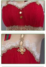 Load image into Gallery viewer, LAST BATCH  UWOWO Traveler Lumine Cosplay Costume Genshin Impact Cosplay Fanart: Christmas Costume Halloween Outfit Full Set
