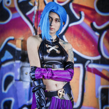 Load image into Gallery viewer, HOLOUN LOL Game Jinx Cosplay Costume Wig Loli Outfit Halloween Christmas Gift Cos Convention
