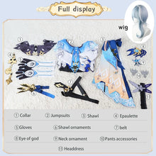 Load image into Gallery viewer, Genshin Impact Eula Cosplay  Costume Uniform Anime Chinese Style Halloween Costumes For Women Game
