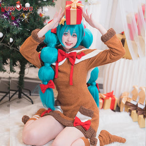 In Stock UWOWO Mikku Winter 2022 Reindeerr Christmas Holiday Cosplay Costume Full Set