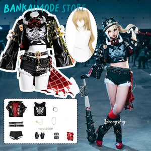 Game Zenless Zone Zero Lucy Cosplay Costume Goth Lolita Dress Wig Mask Helmet Uniform ZZZ Role-playing Anime Party Suit XS-2XL