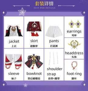 Game Impact Cosplay Yae Miko Cosplay Costumes Yae Miko Cosplay Wig Uniform Anime Chinese Style Halloween Costumes for Women