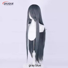 Load image into Gallery viewer, 73 Colors 100cm Long Straight Cosplay Wig Anime Compatible Universal Omopinenet Heat Resistant Synthetic Hair Wigs + Wig Cap
