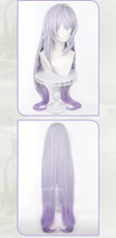 Load image into Gallery viewer, UWOWO Honkai Star Rail Black Swan Cosplay Wig 90cm Long hair Silver Purple Hair
