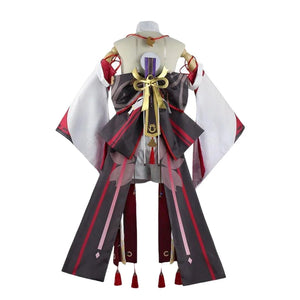 Game Impact Cosplay Yae Miko Cosplay Costumes Yae Miko Cosplay Wig Uniform Anime Chinese Style Halloween Costumes for Women