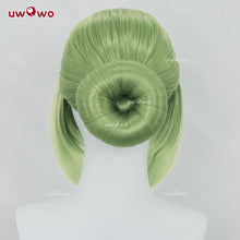 Load image into Gallery viewer, UWOWO C.C. Wig Anime Codee Geasss: C.C. Purple Cheongsam Cosplay Wig Green Hair Halloween Cos
