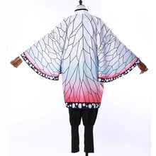 Load image into Gallery viewer, Women Girls Kochou Kanae Cosplay Costume Demon-Slayer ForAdult Anime Kimetsu-No-Yaiba Shinobu Kochou Halloween Clothes
