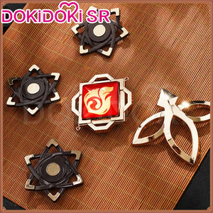 IN STOCK Hutao Cosplay Game Genshin Impact Cosplay【Size S-XXL】DokiDoki-SR HuTao Costume Metal Accessories Halloween Plus Size