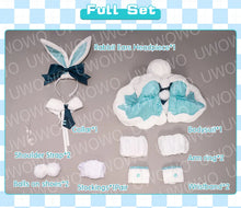 Load image into Gallery viewer, In Stock UWOWO Mikku Cosplay Costume Mikku Costume Anime Costume White Bunny Girl Cute Bunnies Ver Jumpsuit Rabbit
