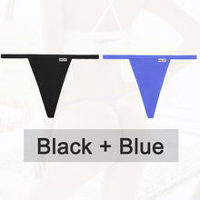 Load image into Gallery viewer, 2PCS/Set Cotton Panties Sexy G-String Women&#39;s Underwear T-Back Lingerie for Female Panties Underpants Briefs Thong Intimates

