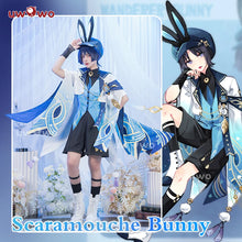 Load image into Gallery viewer, PRE-SALE UWOWO Exclusive Scaramouche Wanderer Bunny Cosplay Game Genshin Impact Fanart Wanderer Cute Bunny Suit Cosplay Costume

