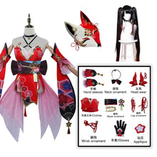 Load image into Gallery viewer, Sparkle Cosplay Honkai Star Rail Sparkle Cosplay Costume Wig Mask Dress Full Set Prop Hanabi Sparkle Halloween Outfit Uniform
