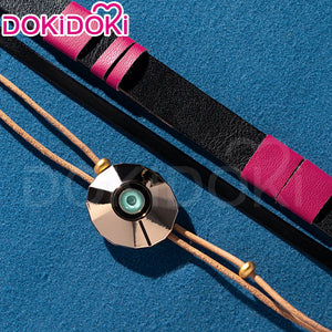 IN STOCK Jinxx Wig Game DokiDoki-R Women 38cm Hair Jinxx Cosplay Mask Tattoo Necklace Nails Bun Wig Luminous Ball Free Cap