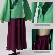 Load image into Gallery viewer, HOLOUN The Apothecary Anime Maomao Cosplay Costume Wig Elastic Skirt Green Top Rose Net Synthetic Fiber Cos Convention Gift
