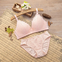 Load image into Gallery viewer, Women Seamless Bra Set Bra Top and Pantys Brassiere Fitness Underwear Lingerie Wireless Push Up Sexy Tank Top Briefs for Girls
