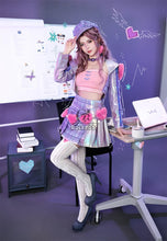 Load image into Gallery viewer, ROLECOS LOL Heartache &amp; Heartthrob Caitlyn Cosplay Costume LOL Valentine's Day New Skin Women Cosplay Costume Halloween Full Set
