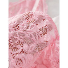 Load image into Gallery viewer, A Set Of Woman Underwear Nightgown Thong Sets Plus Size Suspender Lace Lingerie Sexy Accessories Erotic Bra Nightdress lencería
