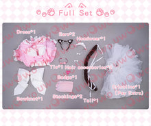 Load image into Gallery viewer, IN STOCK UWOWO Chocola Cosplay Maid Dress Vol.4 Costume Chocolaa/Vanillaa Cute Pink Dress Women Outfits Halloween Costumes
