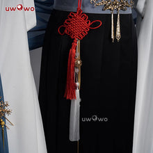 Load image into Gallery viewer, In Stock UWOWO Shenhe Cosplay Genshin Impact Fanart Shenhe Chinese Hanfu Traditional Clothing Liyue Cosplay Halloween Costume
