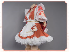 Load image into Gallery viewer, IN STOCK UWOWO Yoimiya Cosplay Maid Costume S-3XL Genshin Impact Fanart Cosplay Yoimiya Cosplay Yoimiya Maid Dress Halloween Cos
