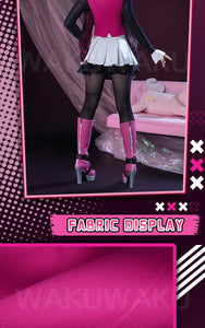 IN STOCK Draculaura Ula Cosplay Shoes Anime WakuWaku Women Cute Costume Draculaura Cosplay Shoes Wig Halloween