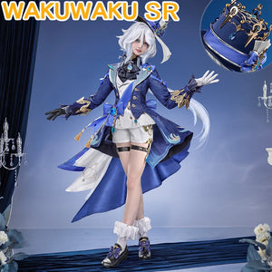 IN STOCK Furina Focalors Cosplay Costume Game Genshin Impact WakuWaku-SR Fontaine Furina Focalors Women Cute Cosplay Costume Hat