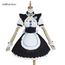 Load image into Gallery viewer, Vanilla Cosplay Costume In Stock Maid Dress Maid Outfit NEKOPARA Chocola Vanilla OVA Maid Game Uniform Cat Neko Girl Women
