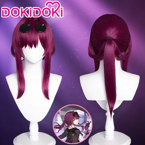 IN STOCK Kafka Cosplay Costume Game Honkai: Star Rail Cosplay DokiDoki-SR Honkai Kafka Women Halloween Costume Kafka Wig Shoes