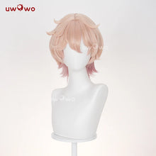 Load image into Gallery viewer, UWOWO Dahlia Wig Game Genshin impact Dahlia Cosplay Wig Short Pink Hair Halloween Wig
