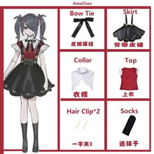 Load image into Gallery viewer, 【Wetrose】In Stock NEEDY GIRL OVERDOSE Amechan K Angel Cosplay Costume Game Seifuku Full Set JK Chou Zetsu Sai Kawa Ten Shi Chan
