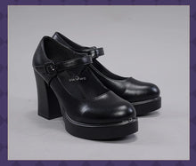 Load image into Gallery viewer, LAST BATCH UWOWO Fischl Cosplay Shoes Genshin Impact Fanart Cosplay Fischl Costume Shoes Fischl Maid Dress Cosplay Heels Boots
