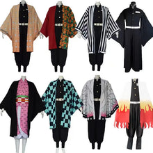 Load image into Gallery viewer, Halloween costume new anime demon killer cosplay Tanjiro Nezuko cosplay children Shinobu costume Japanese anime Halloween costum
