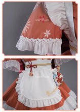 Load image into Gallery viewer, IN STOCK UWOWO Yoimiya Cosplay Maid Costume S-3XL Genshin Impact Fanart Cosplay Yoimiya Cosplay Yoimiya Maid Dress Halloween Cos

