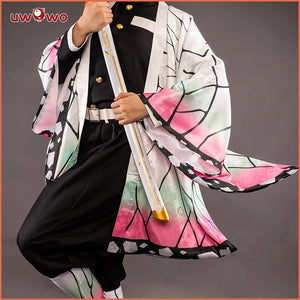 In Stock UWOWO Shinobuu Cosplay New Design Halloween Costumes Shinobuu Kochou Kimono Uniform Haori