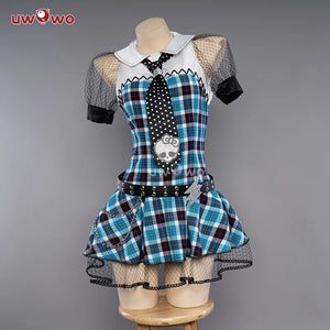 Monster High Cosplay Frankie Stein 1 Cosplay Costume Suit Female Cosplay Dress Halloween Costumes Outfit