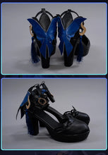 Load image into Gallery viewer, UWOWO Genshin Impact Keqing Cosplay Shoes New Skin Uniform Lantern Rite Outfit Ke Qing Formal Dress Game Halloween High-Heels
