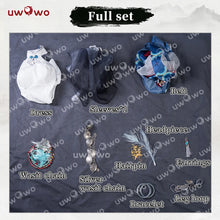 Load image into Gallery viewer, IN STOCK UWOWO Shenhe Cosplay Game Genshin Impact Fanart Shenhe &#39;Ink Feather Elegance&#39; Cosplay Costume Chinese Halloween Costume
