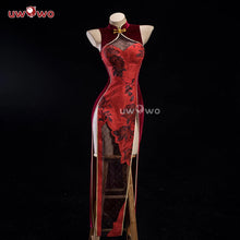 Load image into Gallery viewer, LAST BATCH UWOWO Fanart Namii Chinese Dress Cheongsam Cosplay Costume For Women Anime Costume With Sticker

