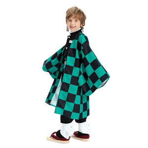 Demon Slayer Cosplay Tanjiro Nezuko Cosplay Kids Shinobu Costume Japanese Anime Cartoon Halloween Costume Christmas Gifts