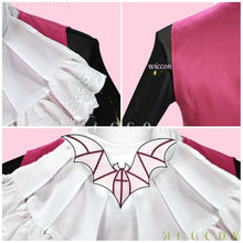 Load image into Gallery viewer, Monster Dracula Cosplay Pink Skirt Dress Girl Cosplay Costume Wig Halloween Women Fancy Roleplay Vampire Outfit disfraz
