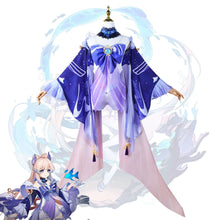 Load image into Gallery viewer, Genshin Impact Cosplay Sangonomiya Kokomi Game Cosplay Costumes Wig Shoes Hat Anime Suits Halloween Party Disfraz Mujer Women
