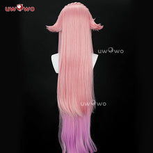 Load image into Gallery viewer, UWOWO Yae Miko Cosplay Wig Genshin Impact Fanart Yae Miko Illustration Hair 100cm Pink Long Hair Halloween Cosplay Wig
