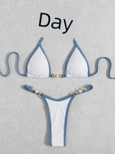 Load image into Gallery viewer, European and American Sexy Swimsuit T-Back Drawstring Swimsuit Bikini Bikini Bikini Bikini
