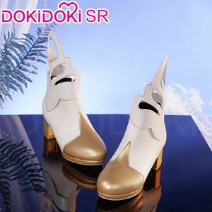IN STOCK Traveler Lumine Cosplay Costume Game Genshin Impact【S-2XL】DokiDoki-SSR Lumine Cosplay Wig Shoes Halloween Plus Size