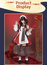 Load image into Gallery viewer, UWOWO Hutao Cosplay Collab Series: Game Genshin impact Hutao Cherries Snow Laden outfit Lantern Rite Cosplay Costume
