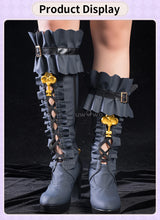 Load image into Gallery viewer, UWOWO Herta Shoes Boots Game Honkai Star Rail The Herta Witch Cosplay Shoes Boots with Accessory lloween Shoes
